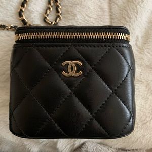 SOLD - Chanel Mini Vanity with Chain